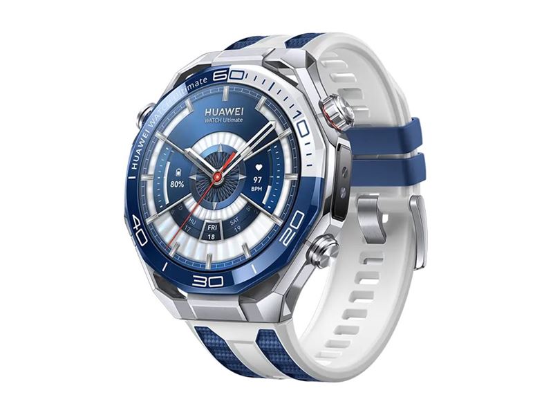Huawei Watch Ultimate Blå Sølv Hvid Smartwatch