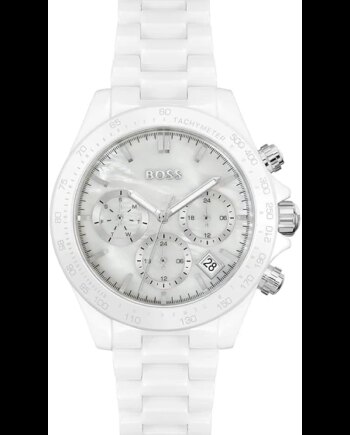 Hugo Boss Novia 1502630 Dameur Hvid Keramik