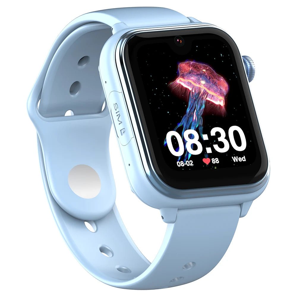 Kidsbuddy Pro Gps Smartwatch Til Børn Med Videoopkald Lyseblå