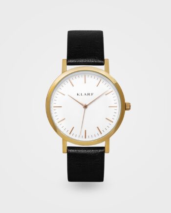 Klarf Classic White   Black Leather Dameur