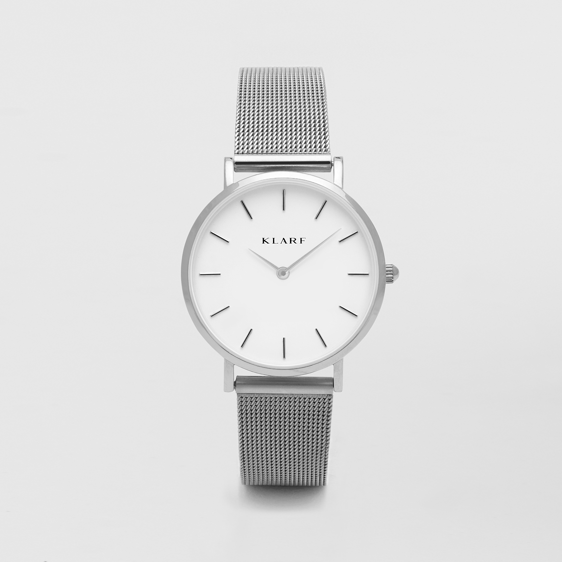 Klarf Petite White Silver Mesh Dameur