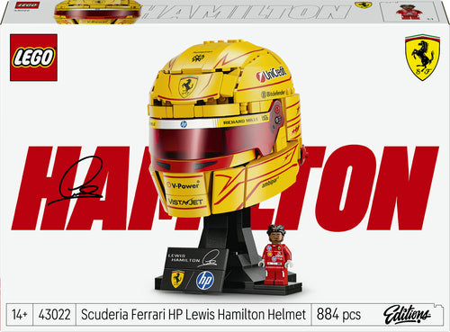 Lego Editions Scuderia Ferrari Lewis Hamilton Hjelm Geekd