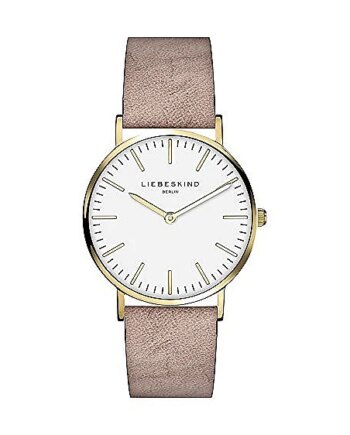 Liebeskind Berlin Dameur Med Læderrem Creme Pink