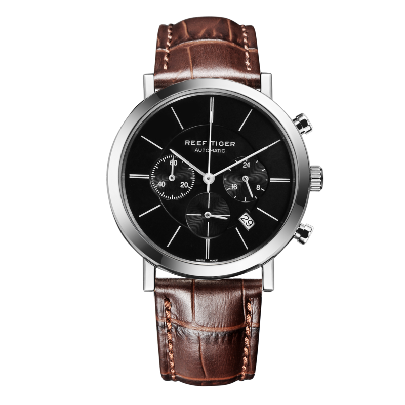 Reef Tiger Seattle Mountain Rainier Chronograph Steel Herreur Rga162