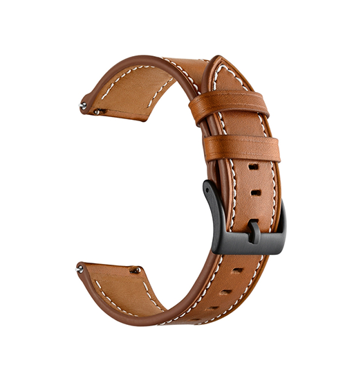 Samsung Galaxy Watch 45mm Deluxeamptrade Honor ægte Læder Rem Brun