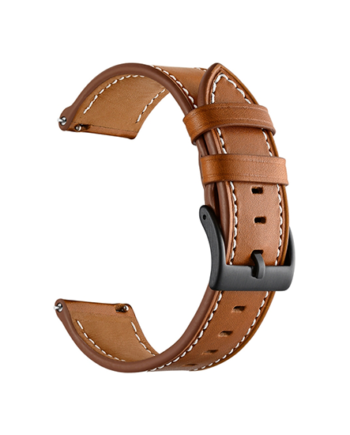 Samsung Galaxy Watch Classic 47mm Deluxeamptrade Honor ægte Læder Rem Brun