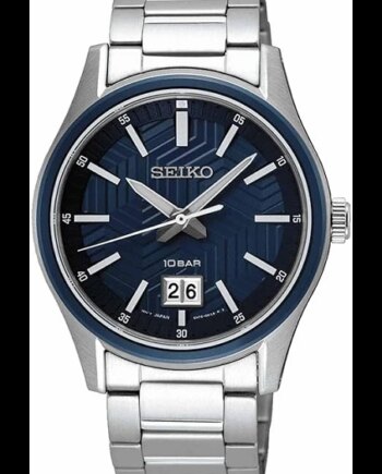 Seiko Sport Classic Sur559p1 Herreur Blå Urskive