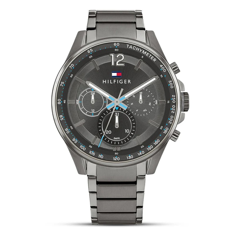 Tommy Hilfiger Gunmetal Grey Herreur Th1791975