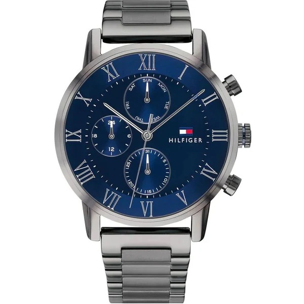 Tommy Hilfiger Kane Grafit Grey Herreur Th1791456