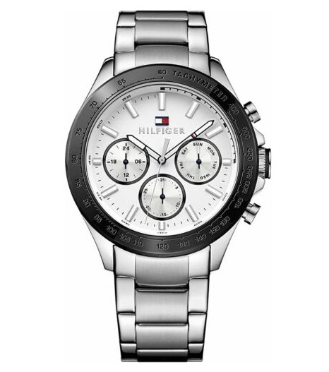 Tommy Hilfiger Silver Tone Herreur Th1791227