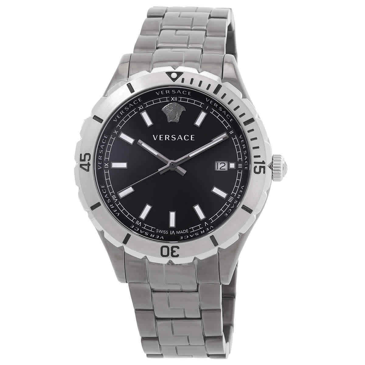Versace Hellenyium Black Silver Herreur Ve3a00620