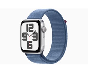 Apple Watch 2023 Gps 44mm Silver Aluminium Case With Winter Blue Sport Loop