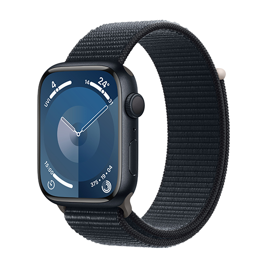 Apple Watch 45mm Aluminium Case With Sport Loop Midnight