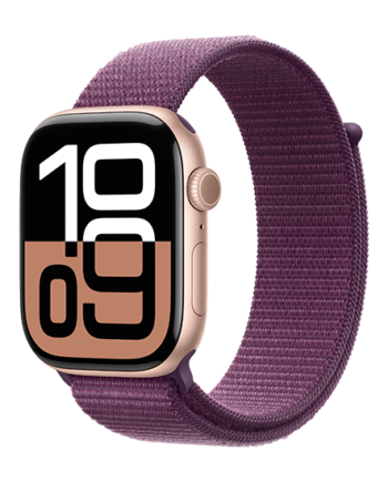 Apple Watch 46mm Aluminium Case With Sport Loop Plum