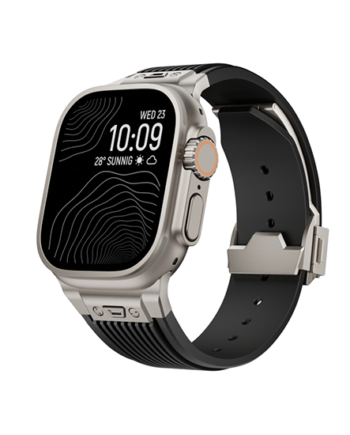 Apple Watch 49mm Delxamptrade Vertical Line Titanium Rem Sort