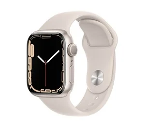 Apple Watch Series Gps 41mm Starlight Aluminium Case With Starlight Sport Band