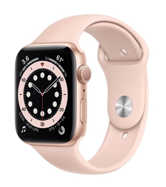 Apple Watch Series Gps 44mm Gold Aluminium Case With Pink Sand Sport Band