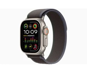 Apple Watch Ultra Gps  Cellular 49mm Titanium Case With Blue Black Trail Loop