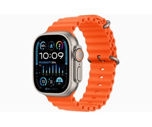 Apple Watch Ultra Gps  Cellular 49mm Titanium Case With Orange Ocean Band