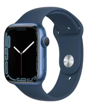 Brugt Apple Watch 45mm Aluminium Gpscellular  Blå Rigtig God
