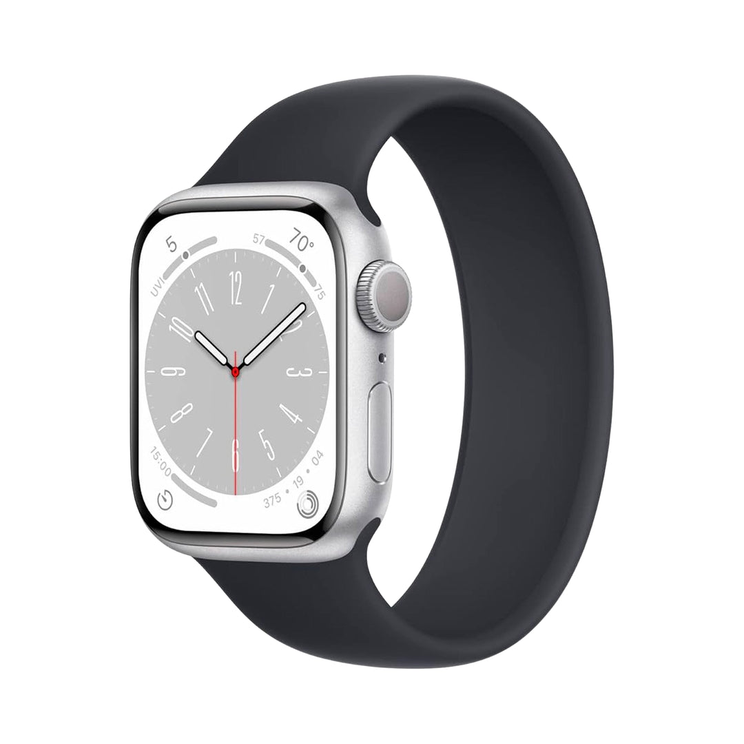 Brugt Apple Watch 45mm Aluminium Gpscellular Sølv Rigtig God