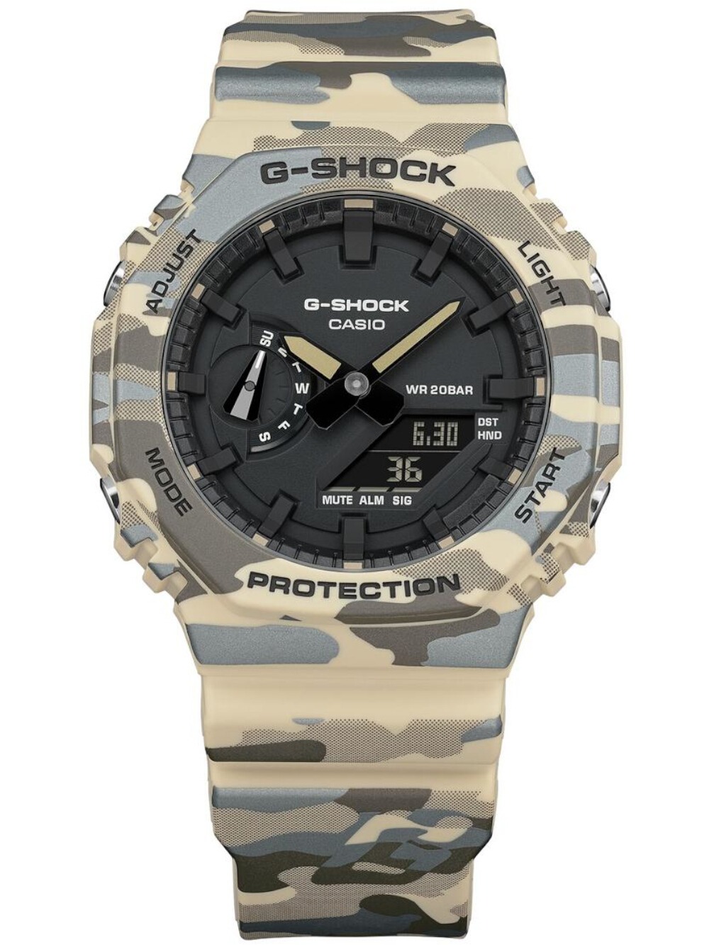 Casio 2100cm 5aer Herreur Shock