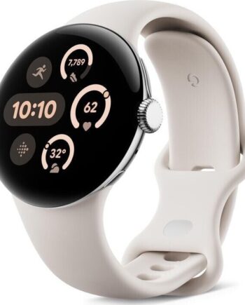 Google Pixel Watch 41mm Polished Silver Porcelain