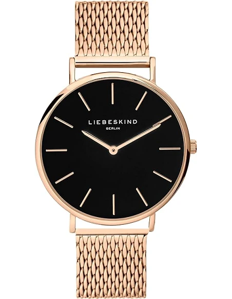 Liebeskind Berlin Dameur 0220 Sort Rosaguld