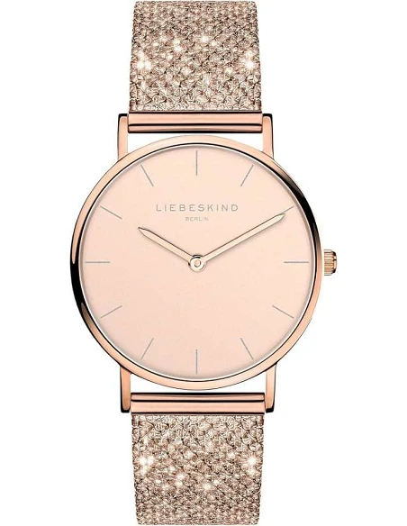 Liebeskind Berlin Dameur Glitrende Pink Guld