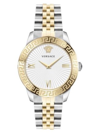 Versace Greca White Silver Dameur Vevc00519