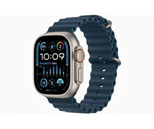 Apple Watch Ultra Gps  Cellular 49mm Titanium Case With Blue Ocean Band