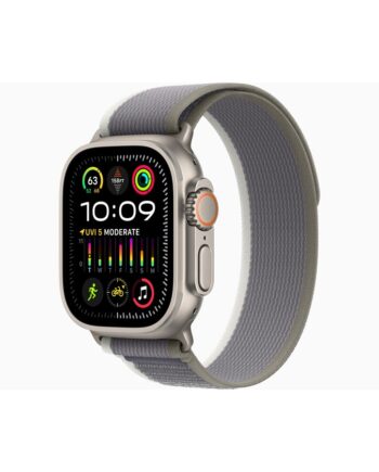 Apple Watch Ultra Gps  Cellular 49mm Titanium Case With Green Grey Trail Loop