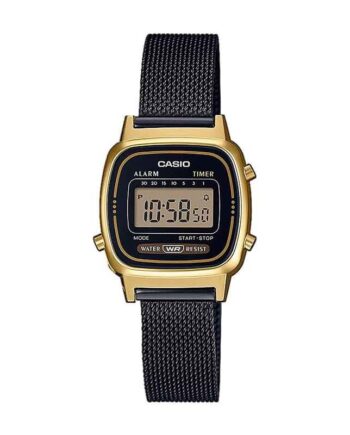 Casio Vintage La670wemb 1ef Armbåndsur Sort Guld