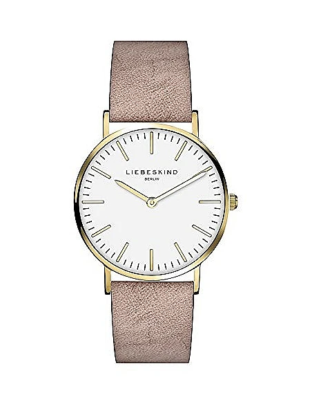 Liebeskind Berlin Dameur Med Læderrem Creme Pink