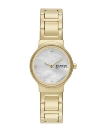 Skagen Freja Lille Skw3167 Dameur Guld Mer Perlemorskive