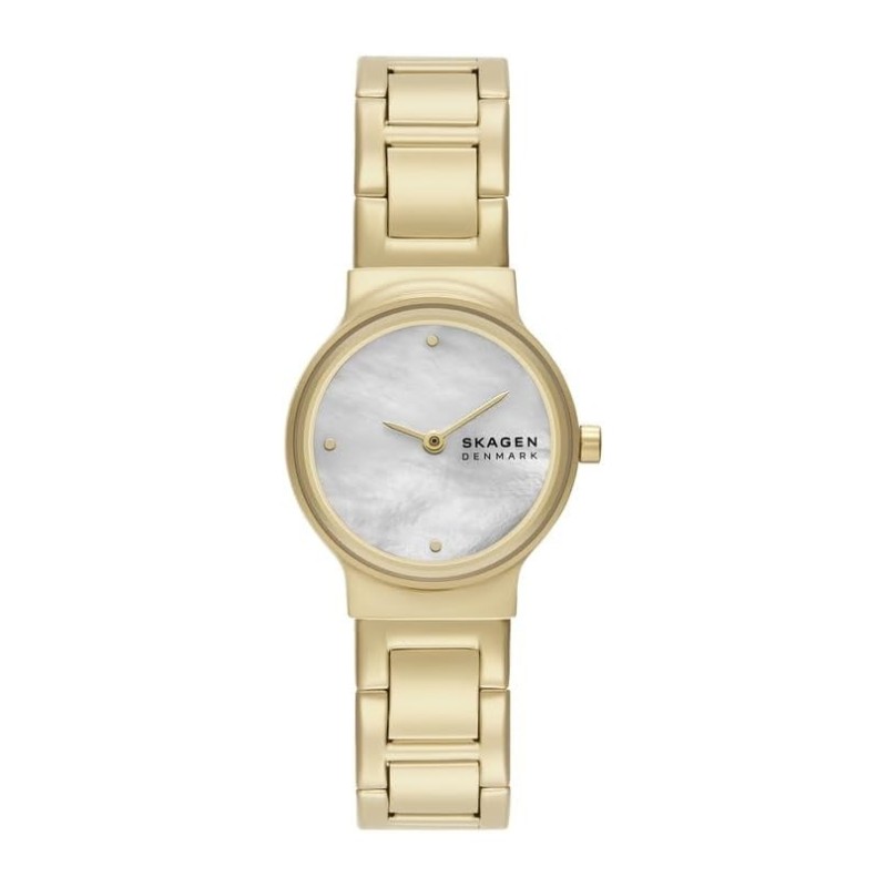Skagen Freja Lille Skw3167 Dameur Guld Mer Perlemorskive