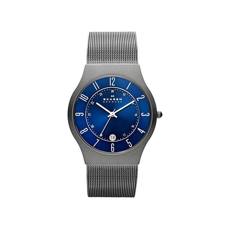 Skagen Grenen Herreur 233xlttn Blå Titanium