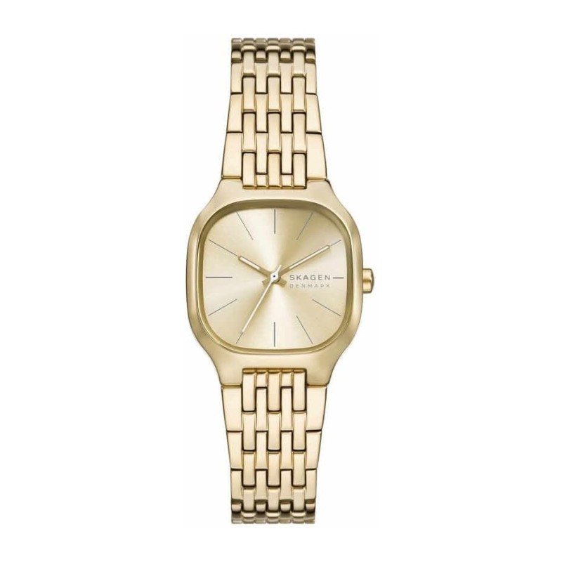 Skagen Mellem Lille Skw3162 Dameur Med Quartzværk Guld